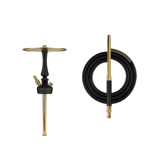 Кальян Hoob Mars Pro Mini Black x Gold Кальян Hoob Mars Pro Mini Black x Gold